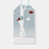 冬の鳥を愛する ギフトタグ (裏面)