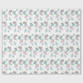 冬の鳥クリスマスツリーアイスバーグドードル ラッピングペーパー (フラット)