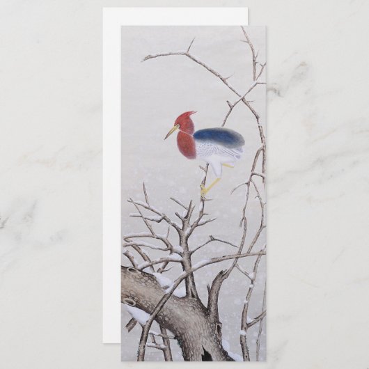 冬の鳥 (正面/裏面)