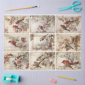 冬の鳥9 薄葉紙 (クラフト)