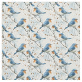 冬の鳥 ファブリック (見本)