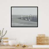 冬の鳥 ポスター (キッチン)