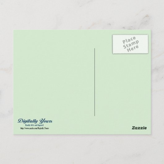 冬の鳥 ポストカード (裏面)