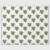 冬の鳥 ラッピングペーパー (フラット)