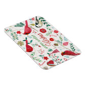 冬の鳥 – 暖かい願い マグネット (右側)