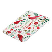 冬の鳥 – 暖かい願い マグネット (左側)