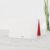 冬の鳥 赤緑の絵 シーズンカード (裏面)