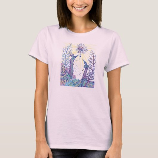 冬の鳥 Tシャツ (正面)