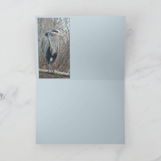 冬の鷲 カード (内部)