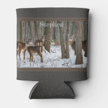 冬の鹿とピネコン