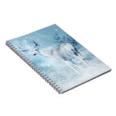 冬の鹿と松 ノートブック (右側)