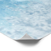 冬の鹿と松 ポスター (角)