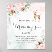 冬の鹿どのように大きいママの腹のゲームポスター ポスター (正面)