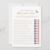 冬の鹿の森それが赤ちゃんシャワーのゲームを言った 招待状 (正面)