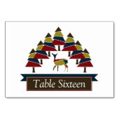 冬の鹿の森のテーブル番号 テーブルナンバー (裏面)