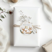 冬の鹿の赤ちゃんシャワー