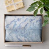 冬の鹿の雪クリスマスツリーの青い白を落とす 薄葉紙 (ギフト)