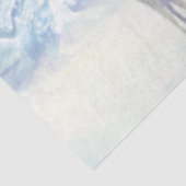 冬の鹿の雪クリスマスツリーの青い白を落とす 薄葉紙 (詳細)