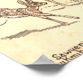 冬の鹿13 X 19プリント ポスター (角)