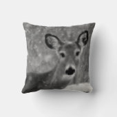 冬の鹿 クッション (裏面)
