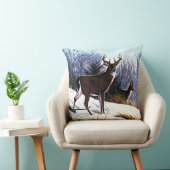 冬の鹿 クッション (椅子)