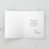 冬の鹿/クリスマスカード シーズンカード (内部)