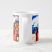 冬の鹿 ジャンボコーヒーマグカップ (裏面)
