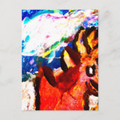 冬の鹿 ポストカード (正面)