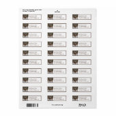 冬の鹿 ラベル (フルシート)