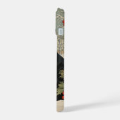 冬の黒いラブラドール iPhone 15ケース (左側面)