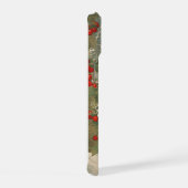 冬の黒いラブラドール iPhone 15ケース (右側面)