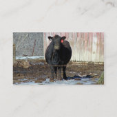 冬の黒アンガス牛 名刺 (裏面)