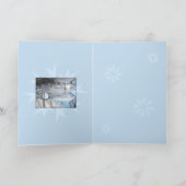 冬の2羽の白鳥 カード (内部)