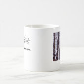 冬の2羽の赤い鳥 コーヒーマグカップ (中央)