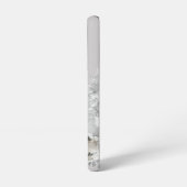 冬の3匹の狼の遠吠えアニマルアートカスタムイニシャル SAMSUNG GALAXYケース (左側面)