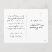 冬の3Dジンジャーブレッドハウス | クリスマス (裏面)