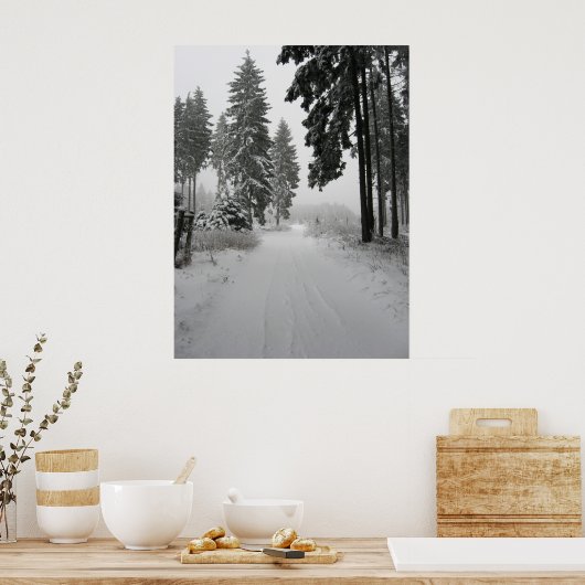 冬の ポスター (キッチン)