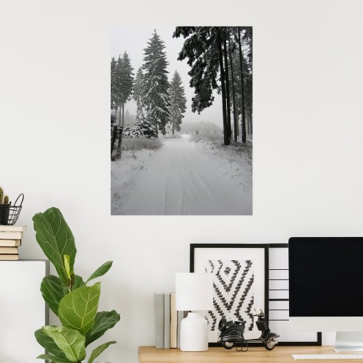 冬の ポスター (ホームオフィス)