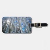 冬の《植物》アスペン ラゲッジタグ (正面横)