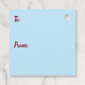 冬の《鳥》アメリカゴガラオンホリーウッドカットウィンターホリデーズ フェイバータグ (裏面)