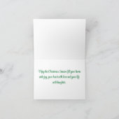 冬の《鳥》アメリカゴガラクリスマス シーズンカード (内部)