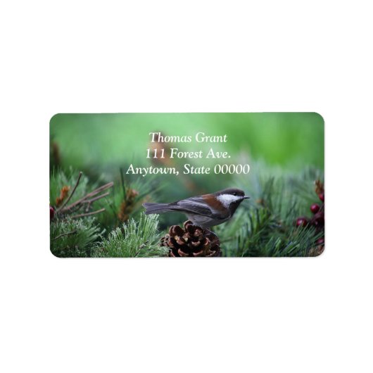 冬の《鳥》アメリカゴガラ ラベル (正面)