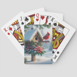 冬の（鳥）ショウジョウコウカンチョウオンフェスティバルバードハウス トランプ