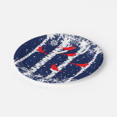 冬の（鳥）ショウジョウコウカンチョウシーン ペーパープレート (アングル)