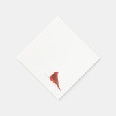 冬の（鳥）ショウジョウコウカンチョウナプキン スタンダードカクテルナプキン (角)