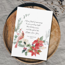 冬の（鳥）ショウジョウコウカンチョウレッドポインセティアスグリーンリーリース