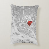 冬の（鳥）ショウジョウコウカンチョウ アクセントクッション (裏面(縦))