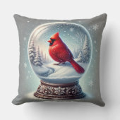 冬の（鳥）ショウジョウコウカンチョウ クッション (正面)