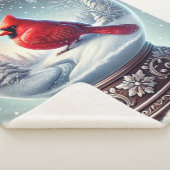 冬の（鳥）ショウジョウコウカンチョウ シェルパブランケット (3/4)