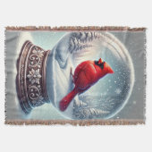 冬の（鳥）ショウジョウコウカンチョウ スローブランケット (正面)